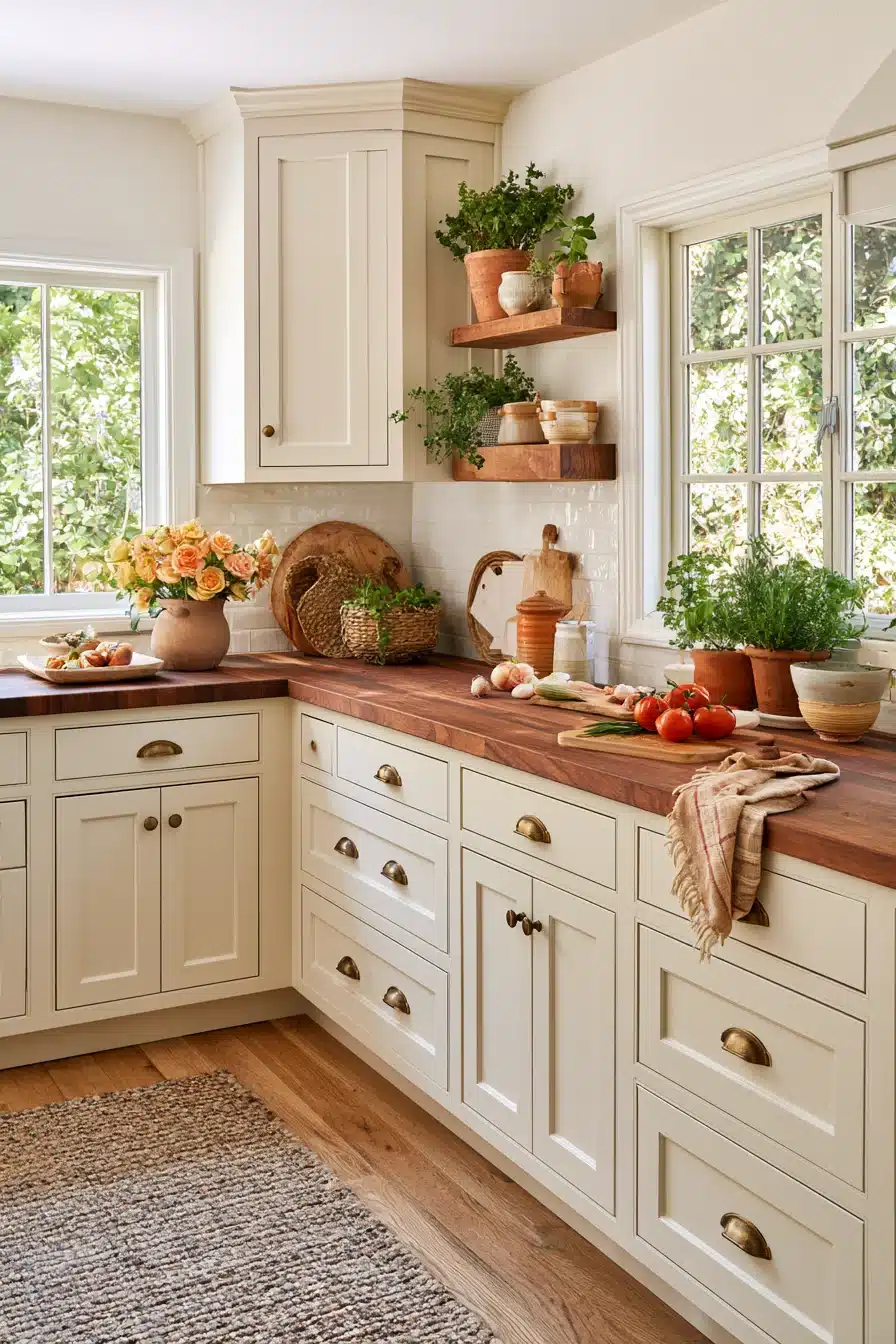 27 Charming Cottagecore Kitchen Decor Ideas for a Cozy Country Home