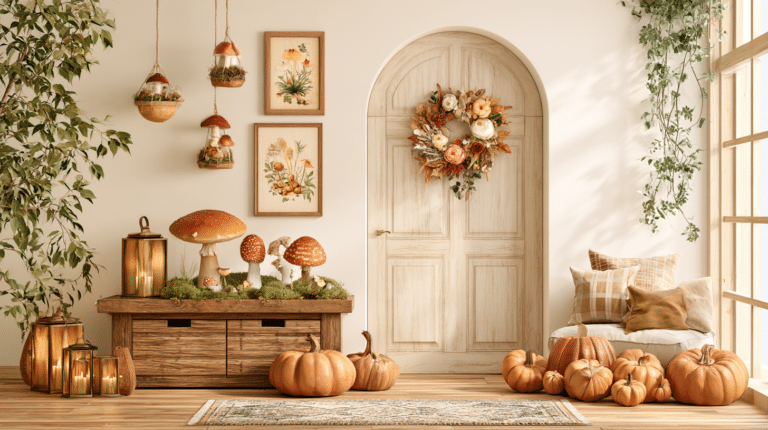 27 Beautiful Fall Entryway Looks to Welcome the Season