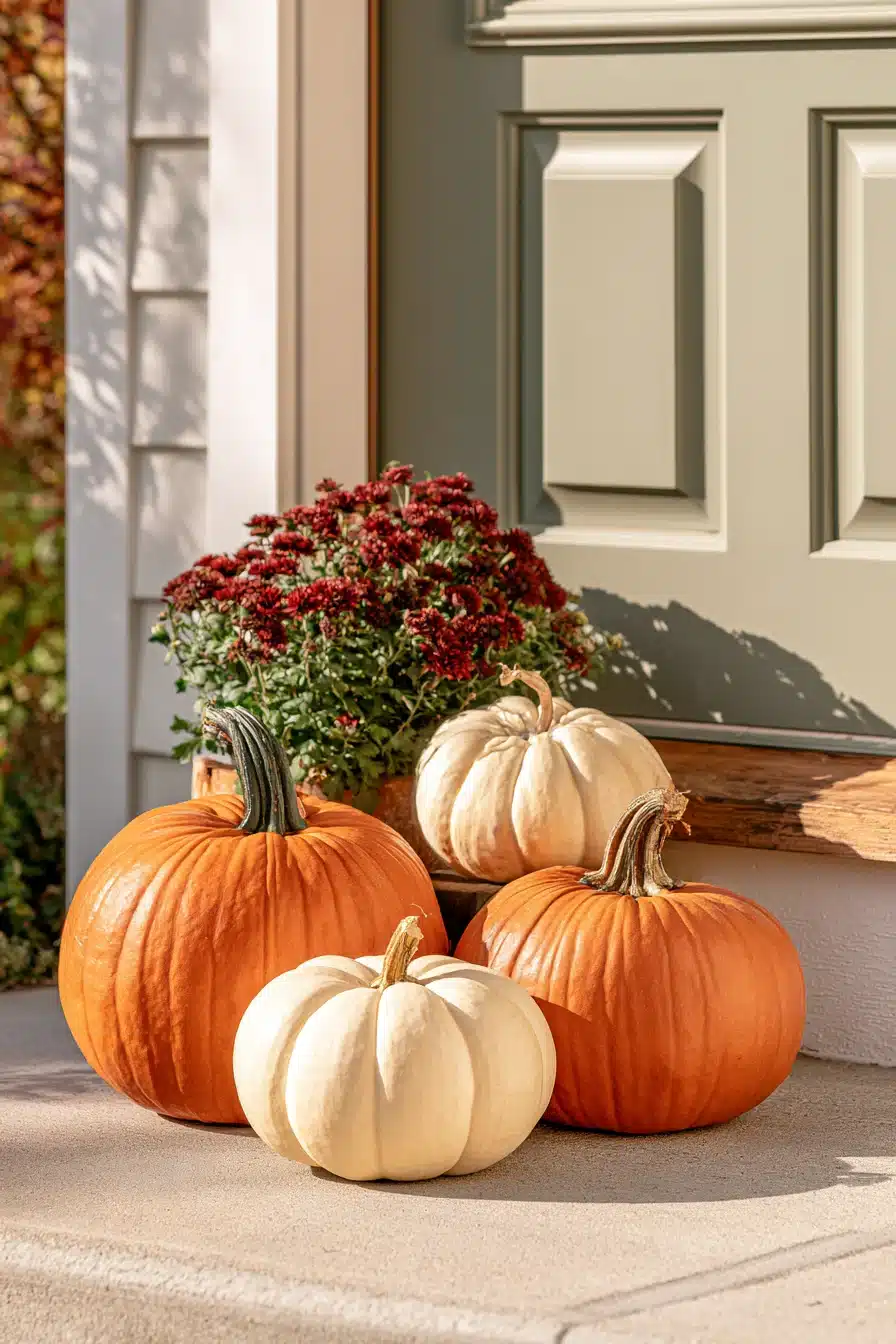 27 Cozy Small Porch Fall Decorating Ideas for a Charming Autumn Welcome