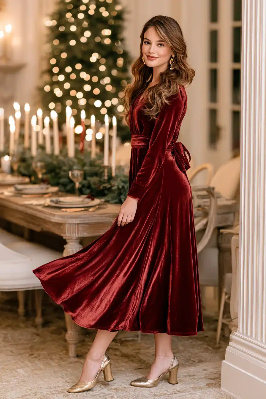 27 Chic Christmas Dinner Outfit Ideas to Make Your Holiday Sparkle