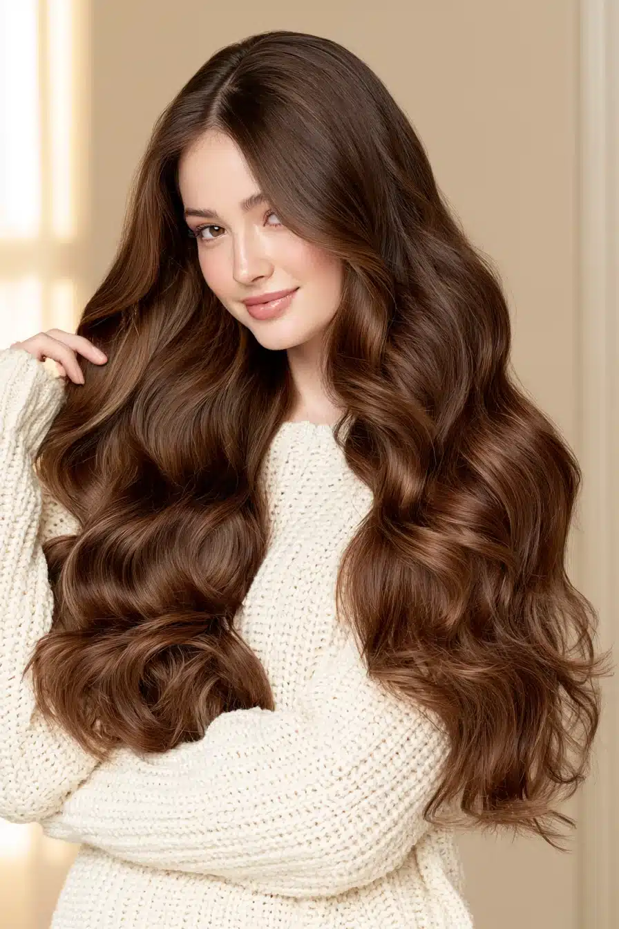 27 Gorgeous Chestnut Brown Hair Ideas for Rich Color and Radiant Shine