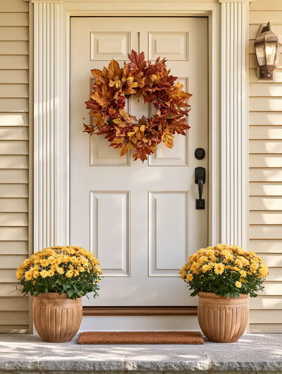 27 Beautiful Mums Front Porch Ideas for a Colorful Autumn Welcome