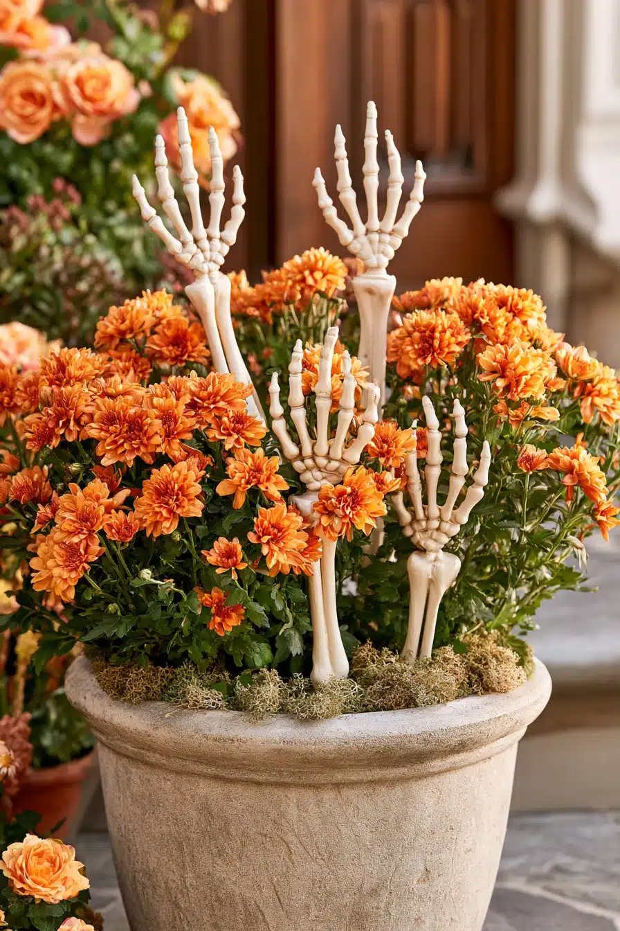 27 Creative Halloween Planter Ideas for a Delightfully Spooky Front Porch
