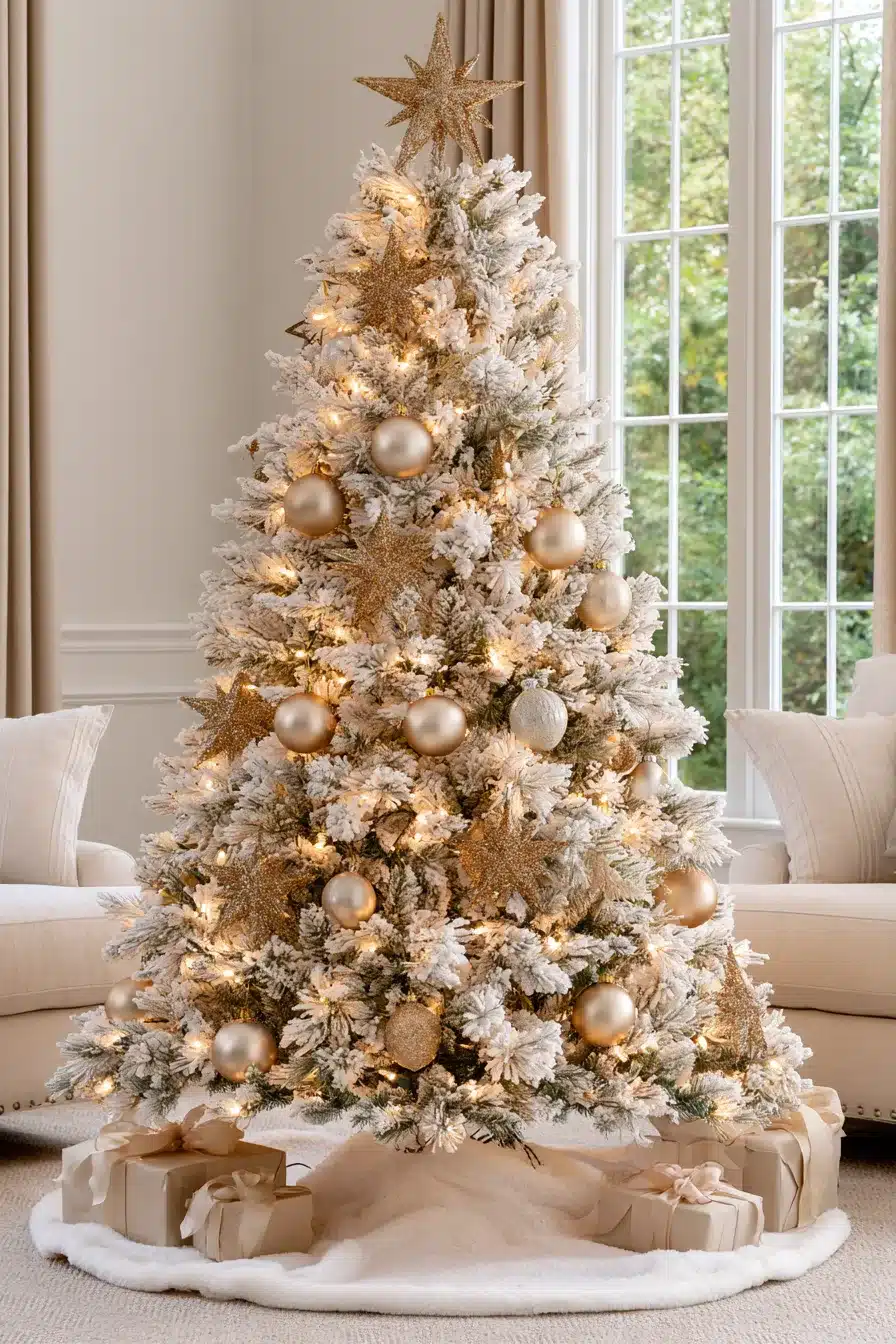 27 Elegant Gold Christmas Tree Ideas to Make Your Holiday Home Sparkle