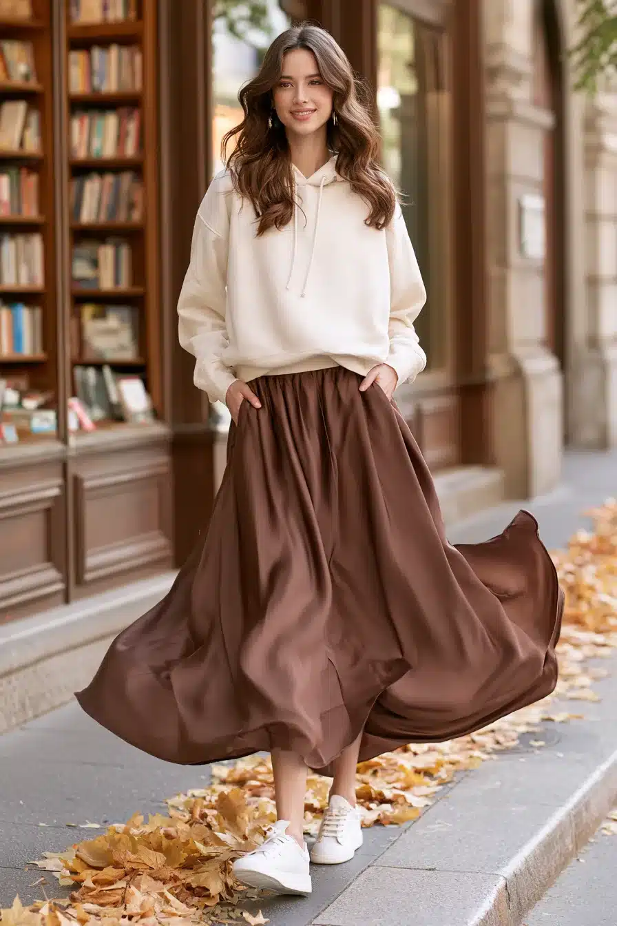 27 Stylish Comfy Fall Outfits With Soft Layers and Warm Colors