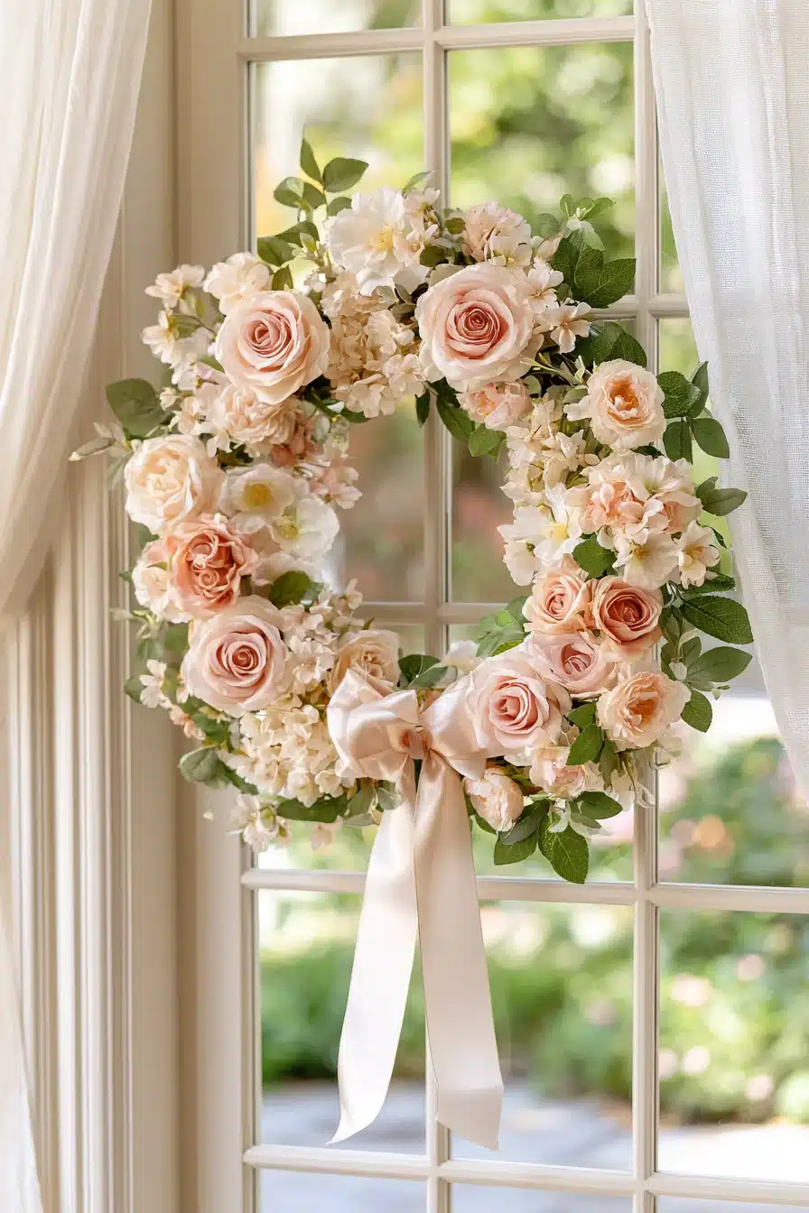 27 Beautiful Wreaths on Windows Ideas for a Cozy and Festive Home