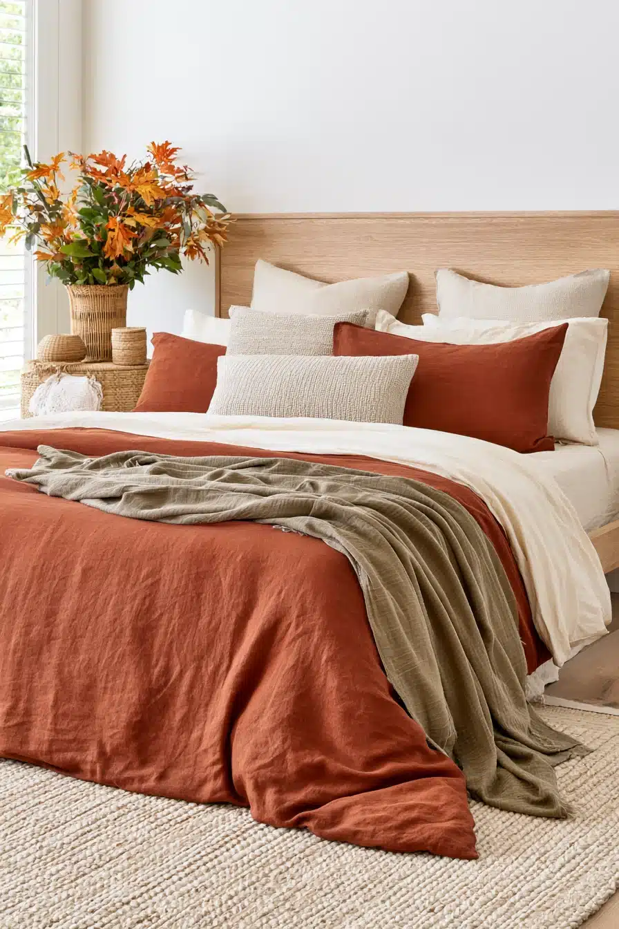 27 Cozy Fall Bedding Ideas for a Warm and Inviting Bedroom
