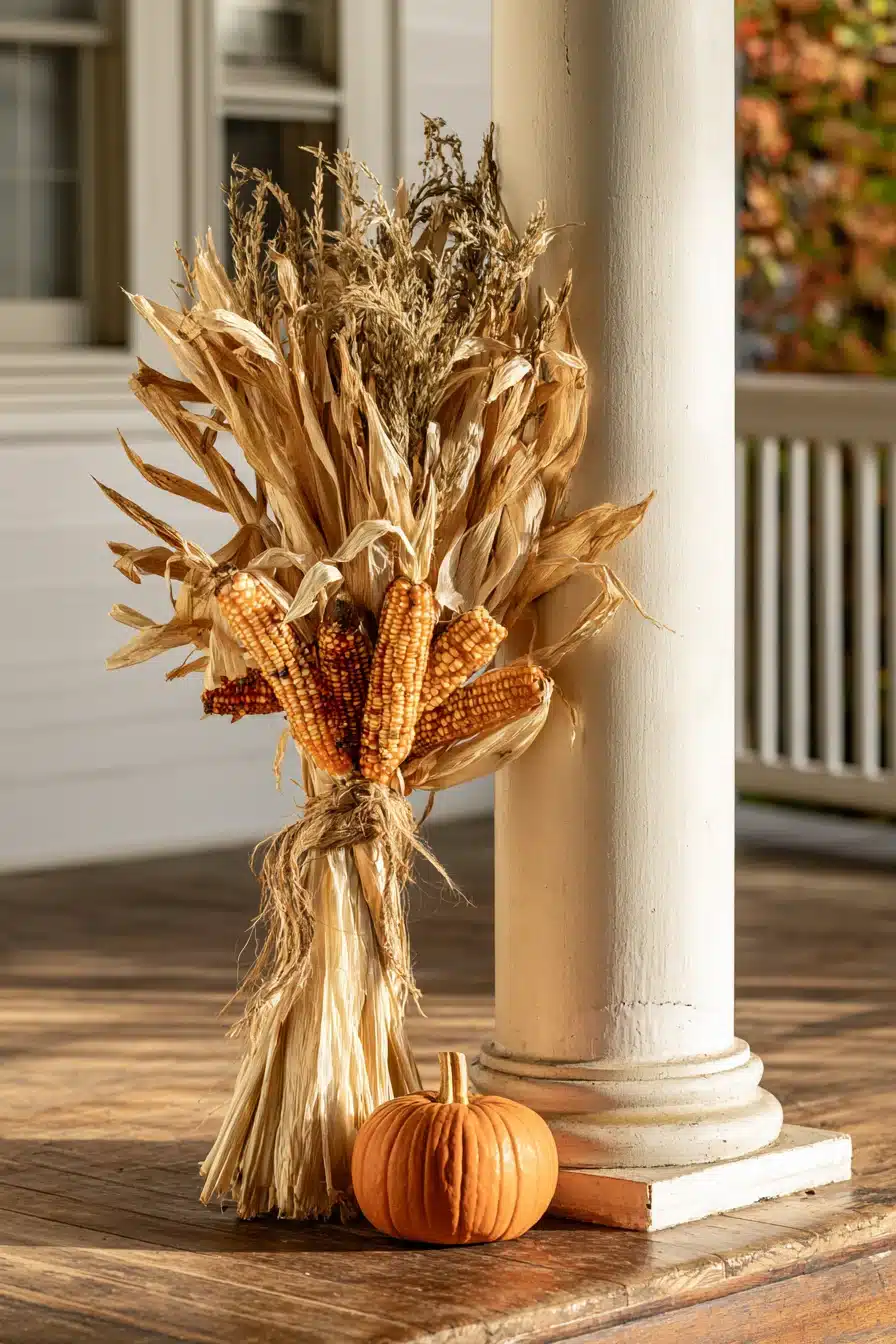 27 Cozy Small Porch Fall Decorating Ideas for a Charming Autumn Welcome
