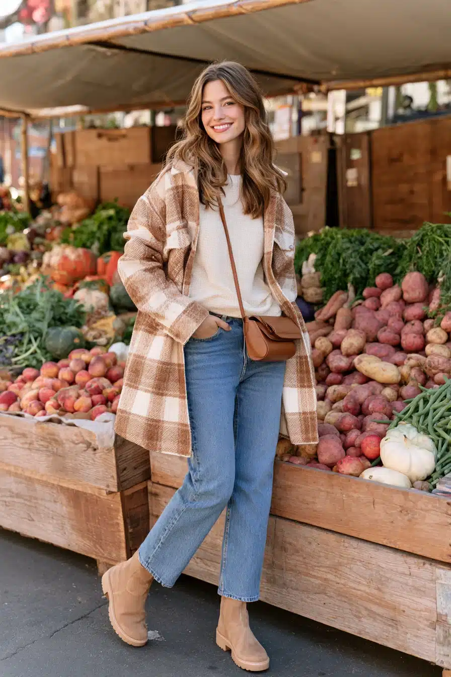 27 Stylish Comfy Fall Outfits With Soft Layers and Warm Colors