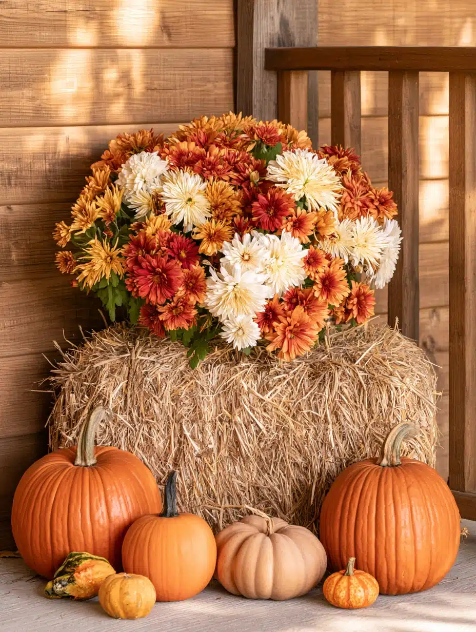 27 Beautiful Mums Front Porch Ideas for a Colorful Autumn Welcome
