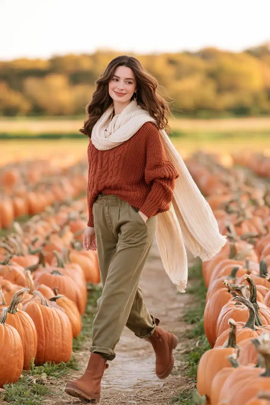 27 Cute Pumpkin Patch Outfit Ideas for a Perfect Fall Day
