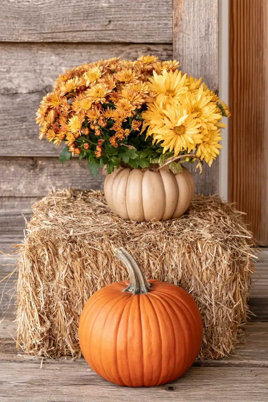 27 Cozy Small Porch Fall Decorating Ideas for a Charming Autumn Welcome