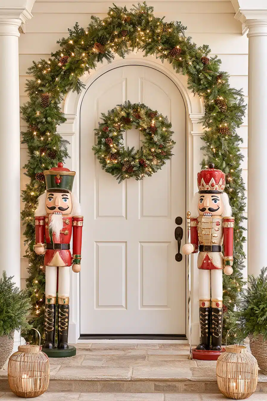 27 Creative Christmas Door Decorations Full of Holiday Cheer