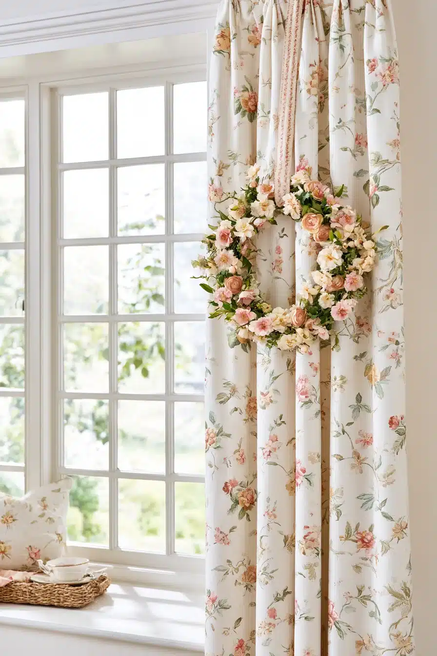 27 Beautiful Wreaths on Windows Ideas for a Cozy and Festive Home