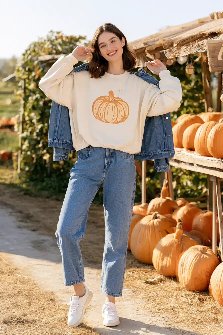 27 Cute Pumpkin Patch Outfit Ideas for a Perfect Fall Day