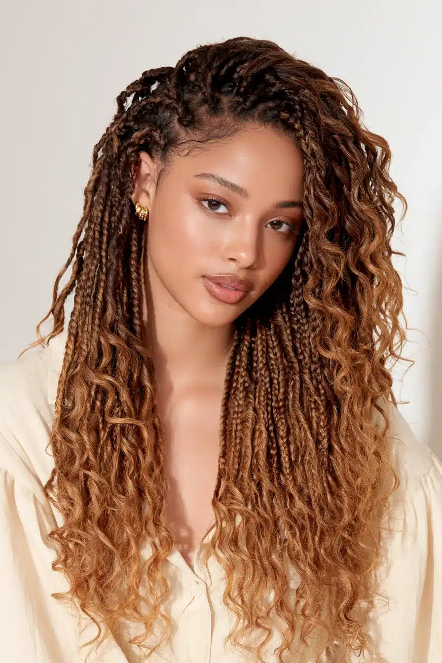 27 Stunning Boho Knotless Braids to Inspire Your Next Hairstyle