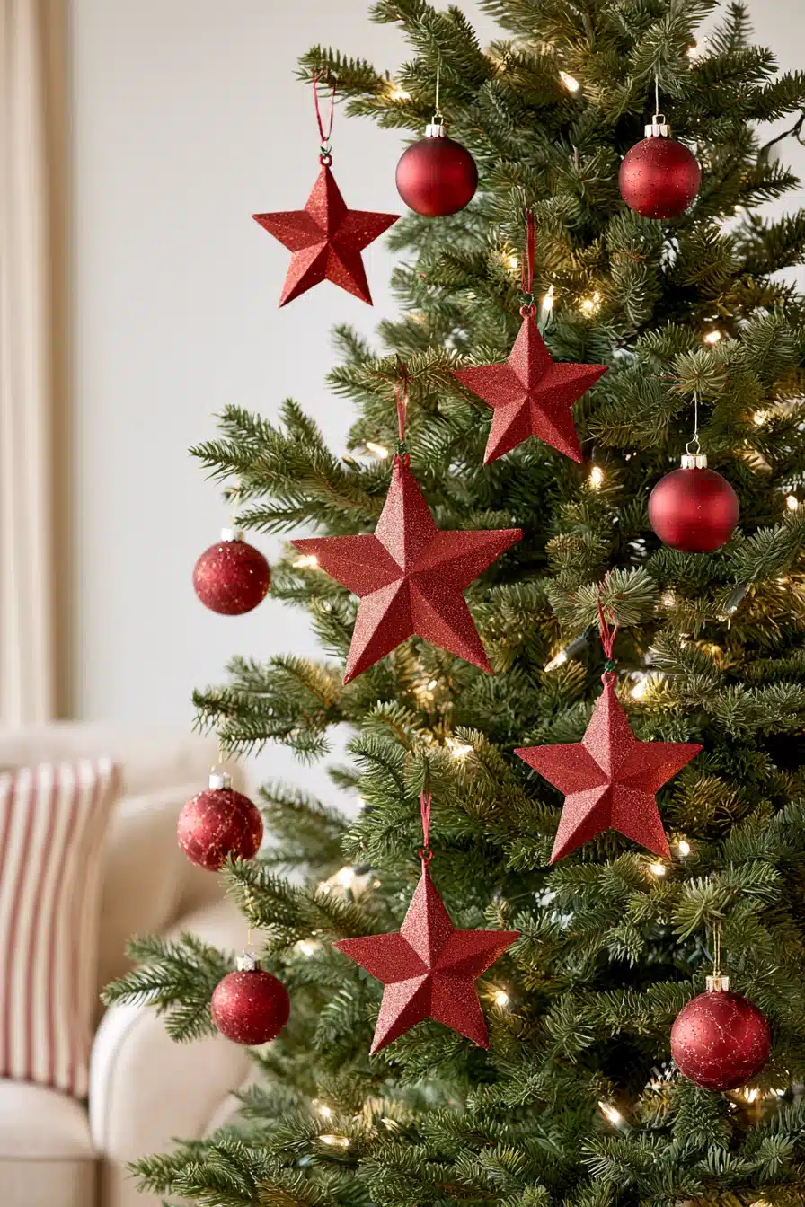 27 Elegant Burgundy Christmas Tree Ideas for a Rich and Cozy Holiday Look