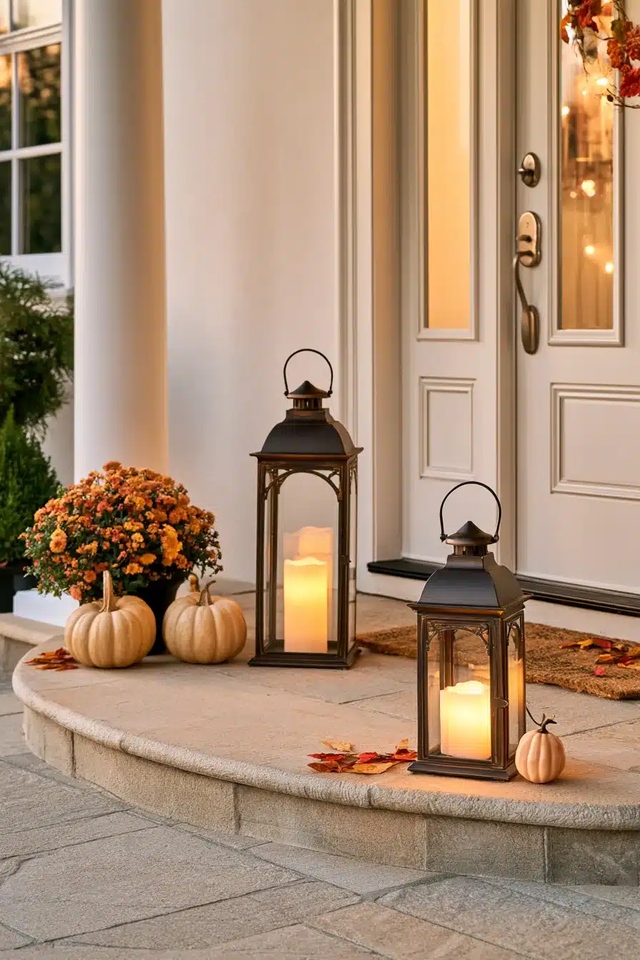 27 Cozy Small Porch Fall Decorating Ideas for a Charming Autumn Welcome