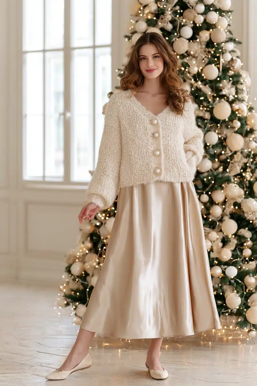 27 Chic Christmas Dinner Outfit Ideas to Make Your Holiday Sparkle
