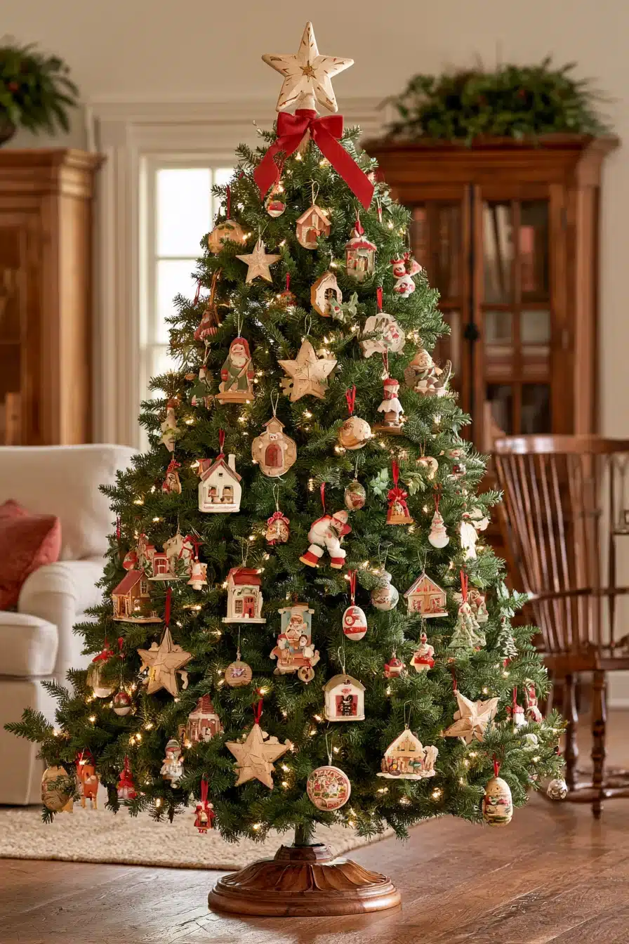 27 Traditional Christmas Tree Ideas for a Warm and Timeless Holiday Home
