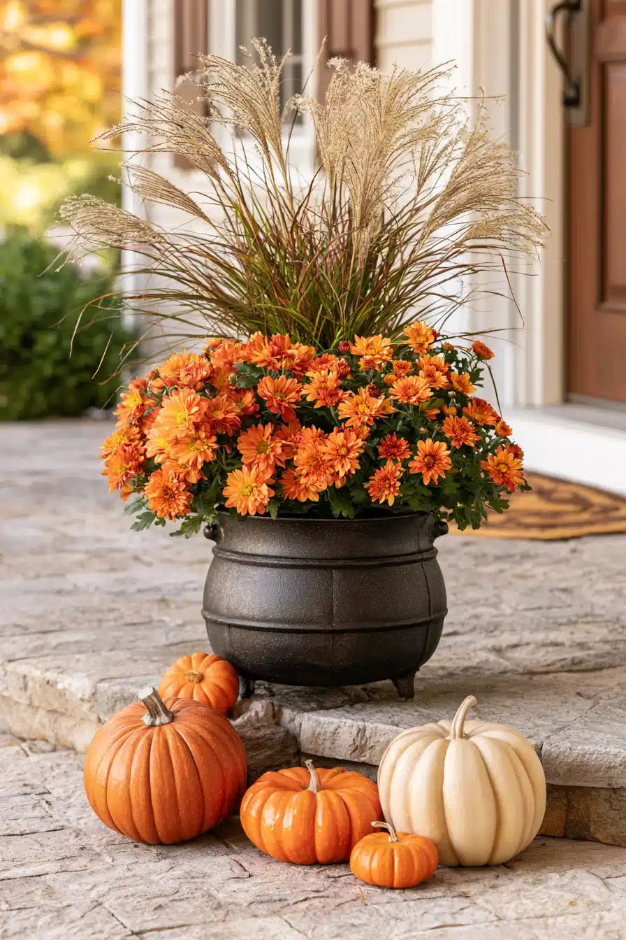 27 Creative Halloween Planter Ideas for a Delightfully Spooky Front Porch