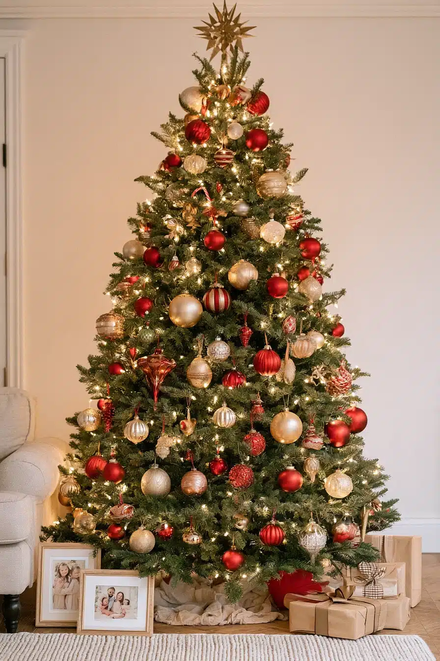 27 Traditional Christmas Tree Ideas for a Warm and Timeless Holiday Home