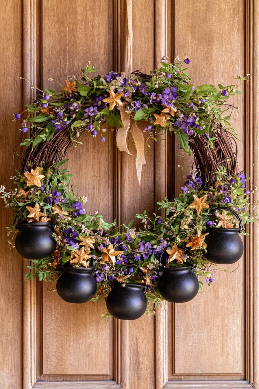 27 Enchanting Witchy Wreaths to Bring Magical Charm to Your Front Door