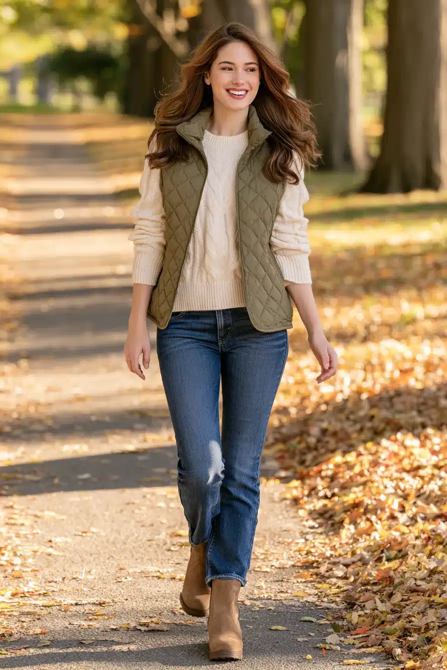 27 Stylish Comfy Fall Outfits With Soft Layers and Warm Colors