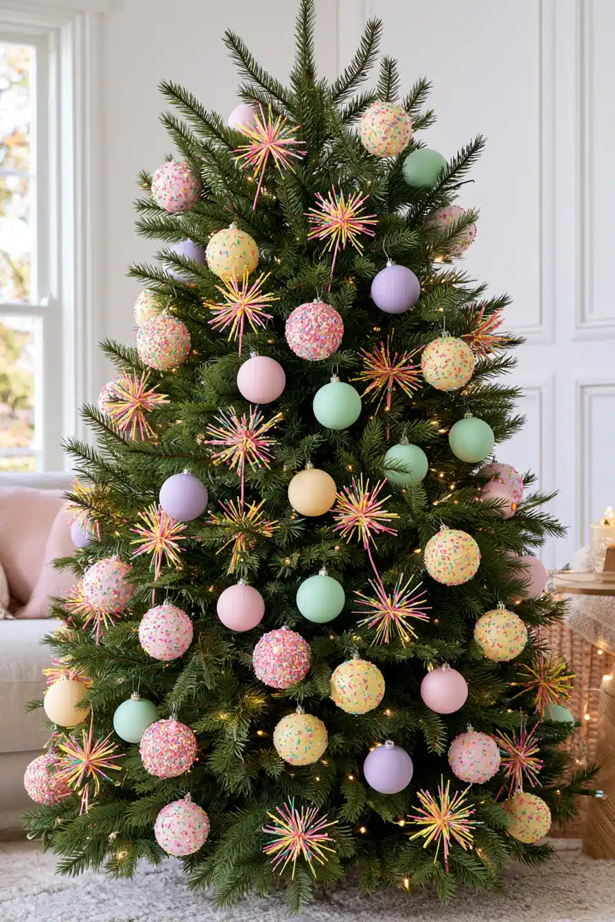 27 Whimsical Candyland Christmas Tree Ideas for a Sweet and Magical Holiday