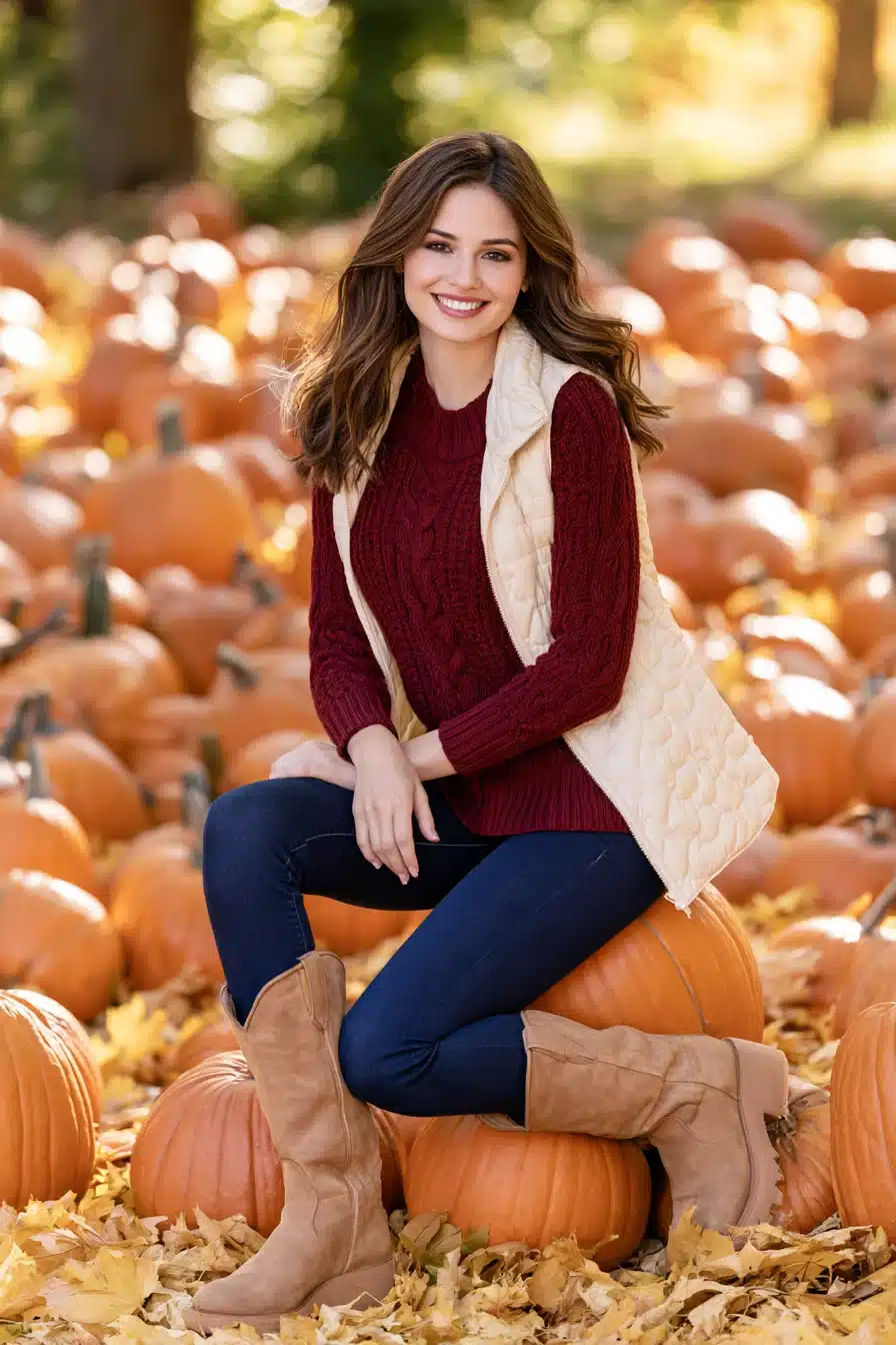 27 Cute Pumpkin Patch Outfit Ideas for a Perfect Fall Day