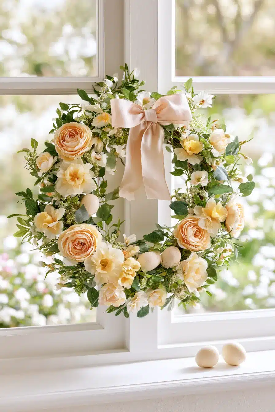 27 Beautiful Wreaths on Windows Ideas for a Cozy and Festive Home