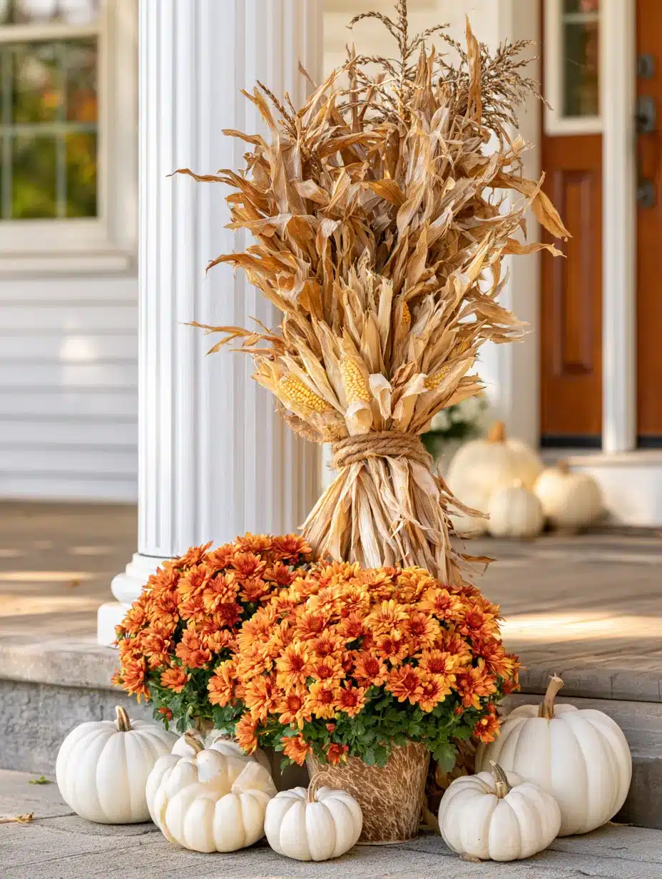 27 Beautiful Mums Front Porch Ideas for a Colorful Autumn Welcome