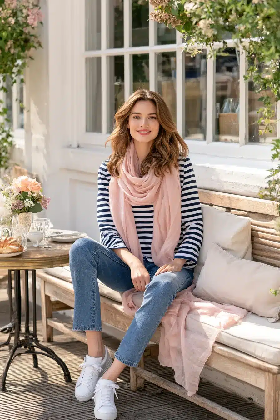27 Pink Scarf Outfit Ideas to Brighten Your Cozy Everyday Style