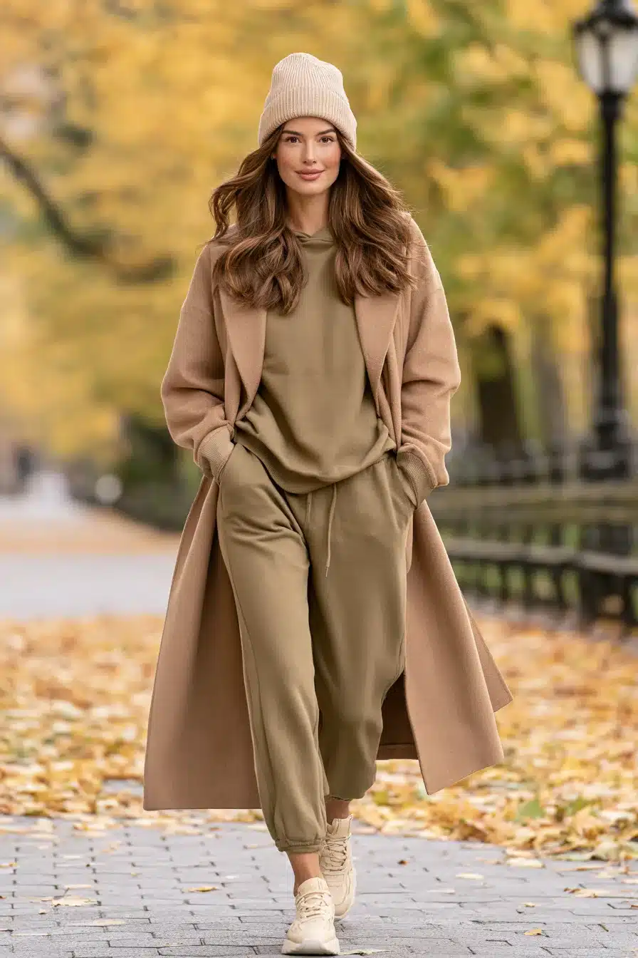 27 Stylish Comfy Fall Outfits With Soft Layers and Warm Colors