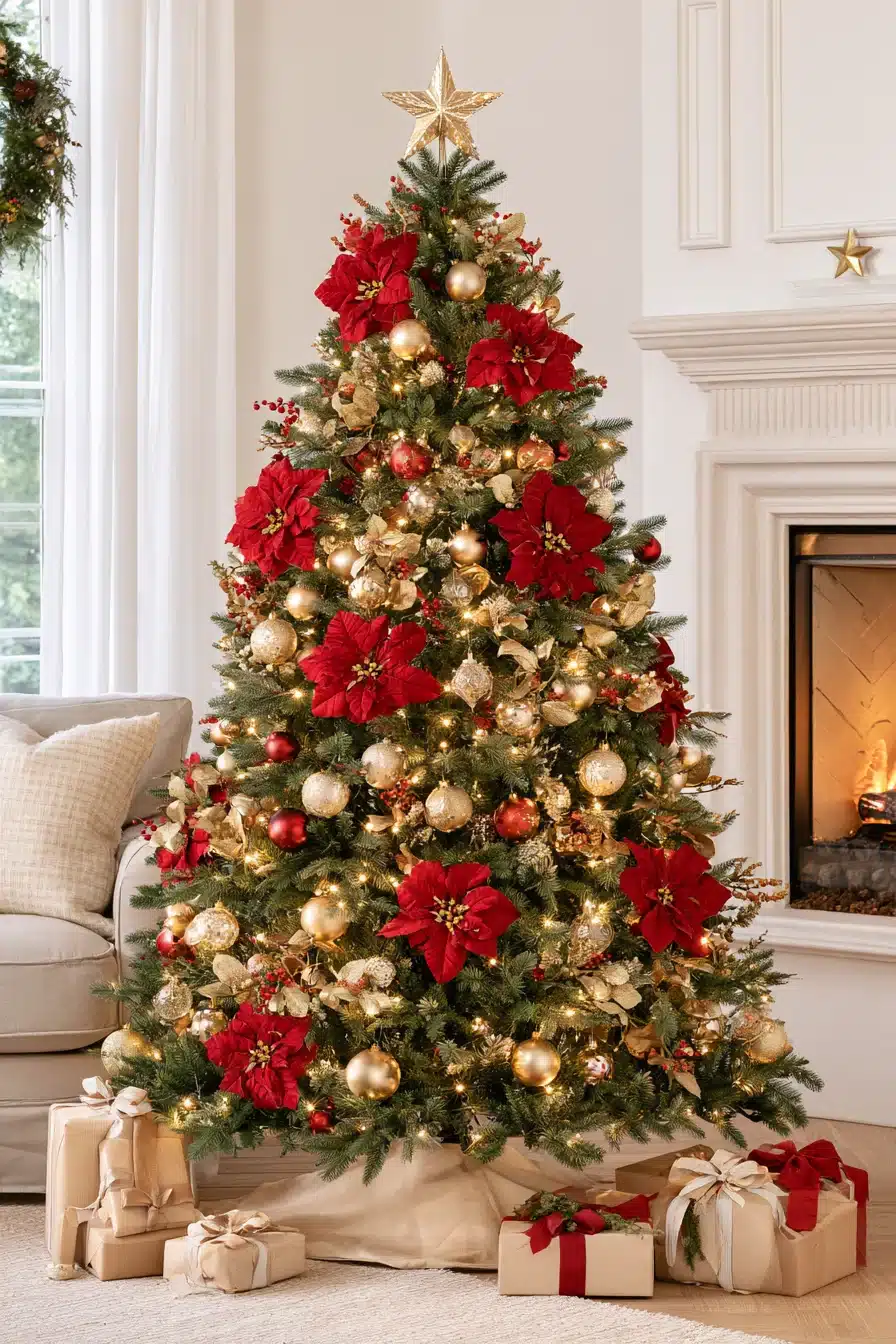 27 Traditional Christmas Tree Ideas for a Warm and Timeless Holiday Home