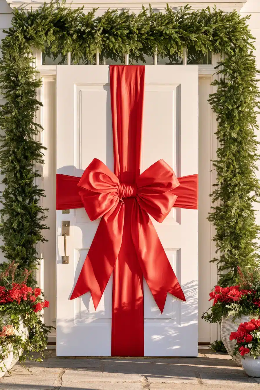 27 Creative Christmas Door Decorations Full of Holiday Cheer