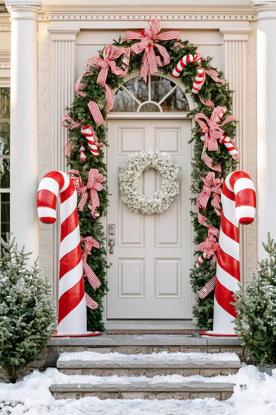 27 Creative Christmas Door Decorations Full of Holiday Cheer