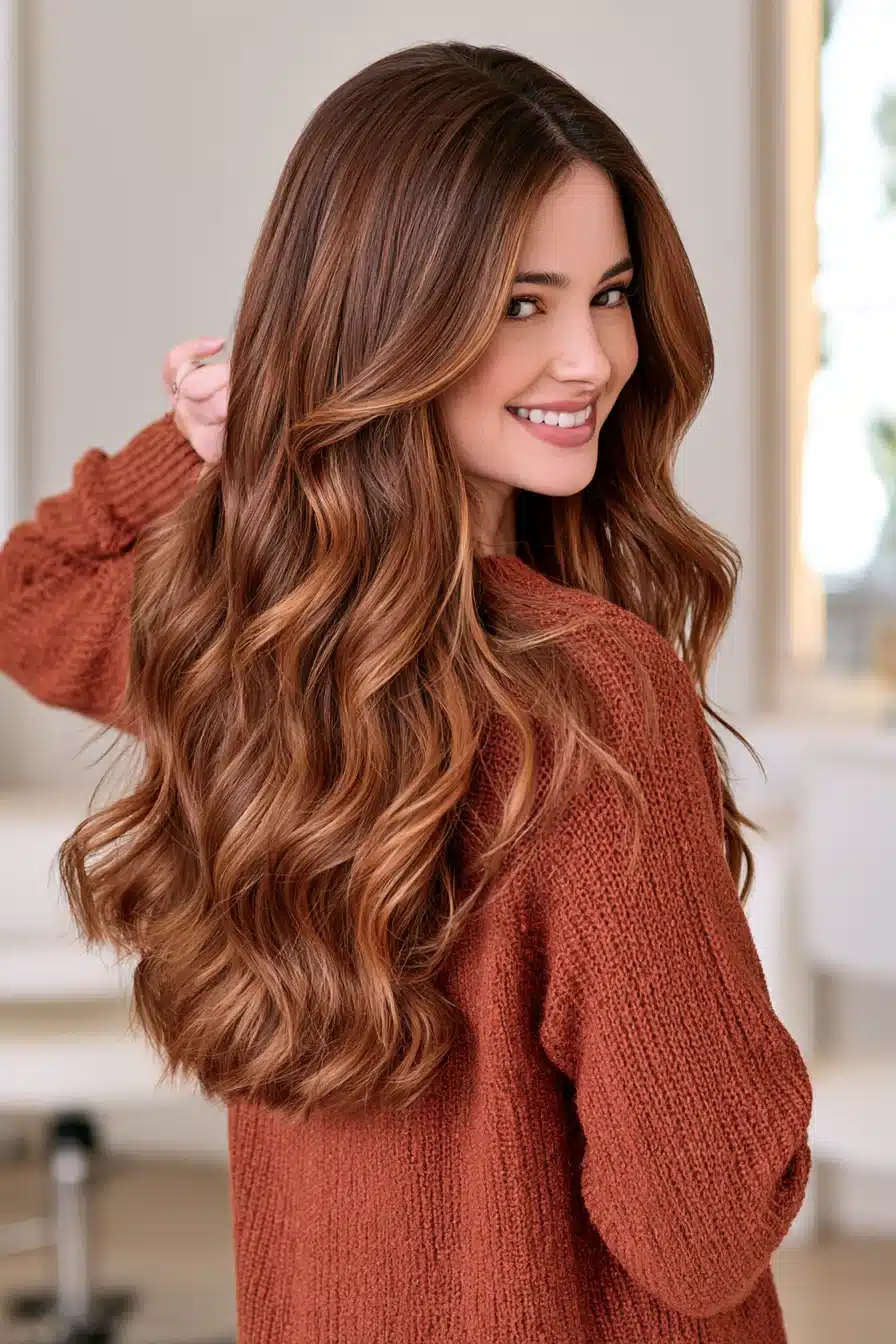27 Gorgeous Fall Balayage Ideas for a Warm and Radiant Seasonal Refresh
