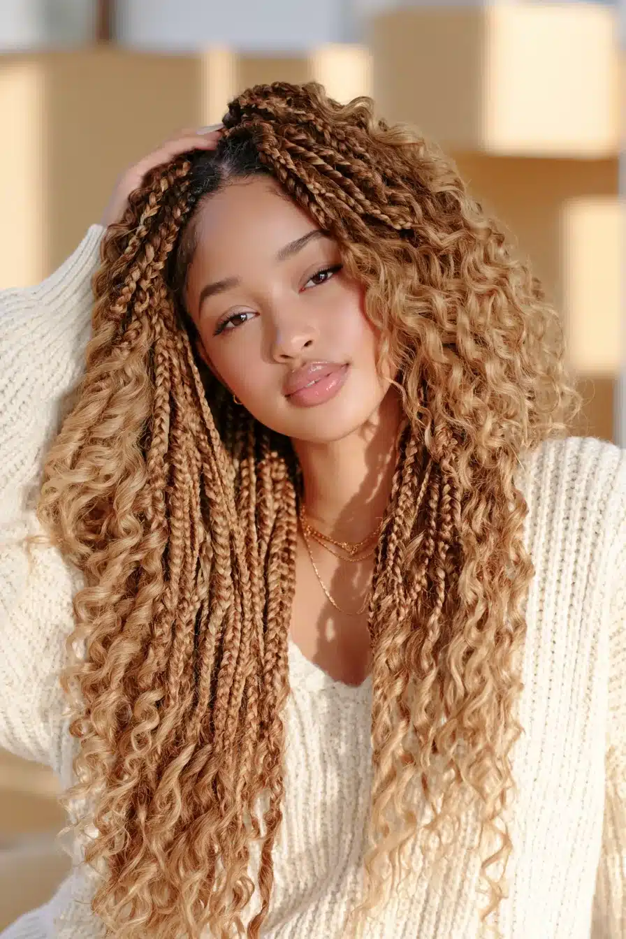 27 Stunning Boho Knotless Braids to Inspire Your Next Hairstyle