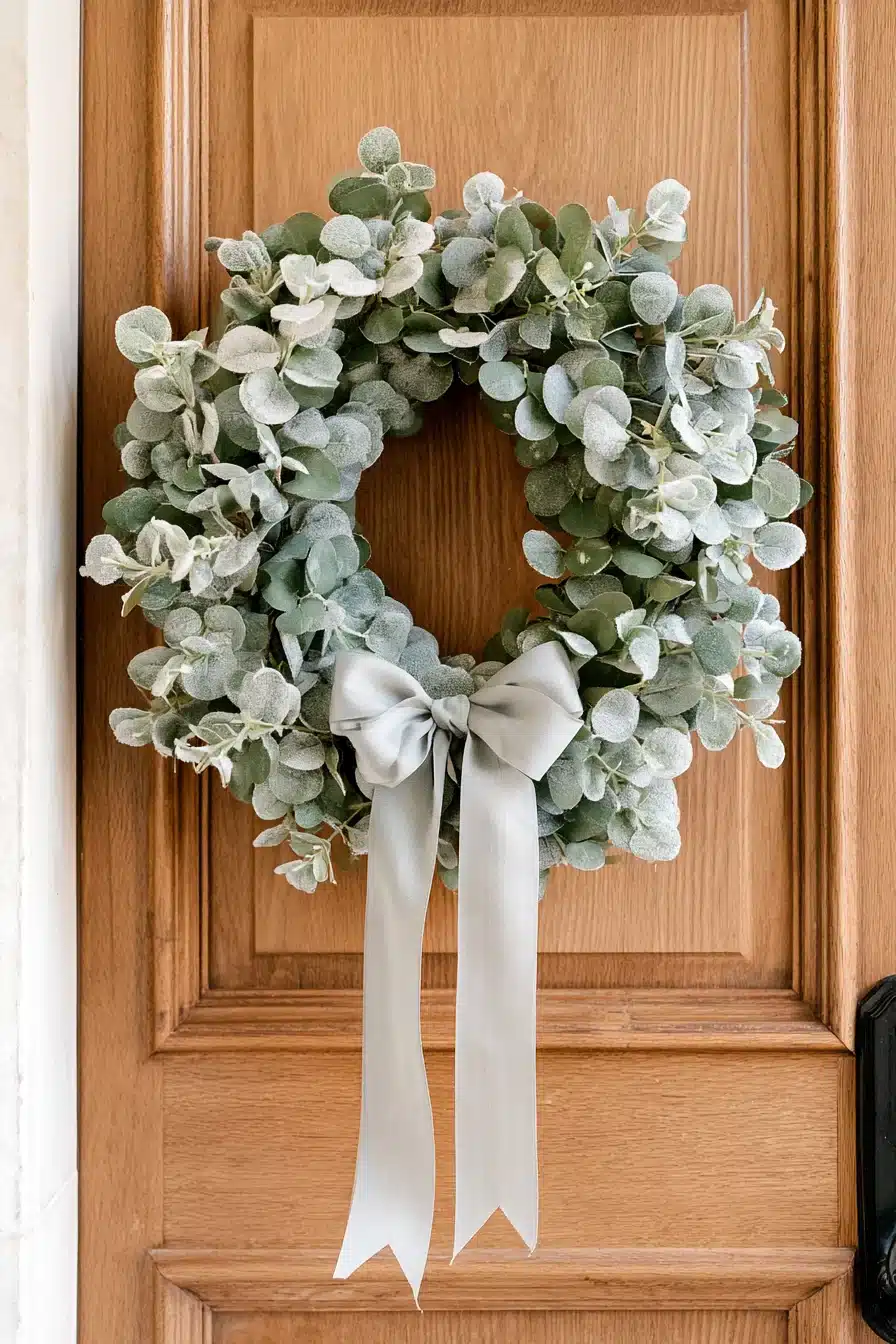 27 Beautiful Winter Wreaths for Front Door Decor That Feels Cozy and Welcoming