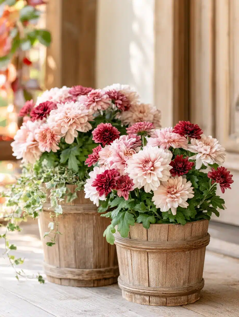27 Beautiful Mums Front Porch Ideas for a Colorful Autumn Welcome