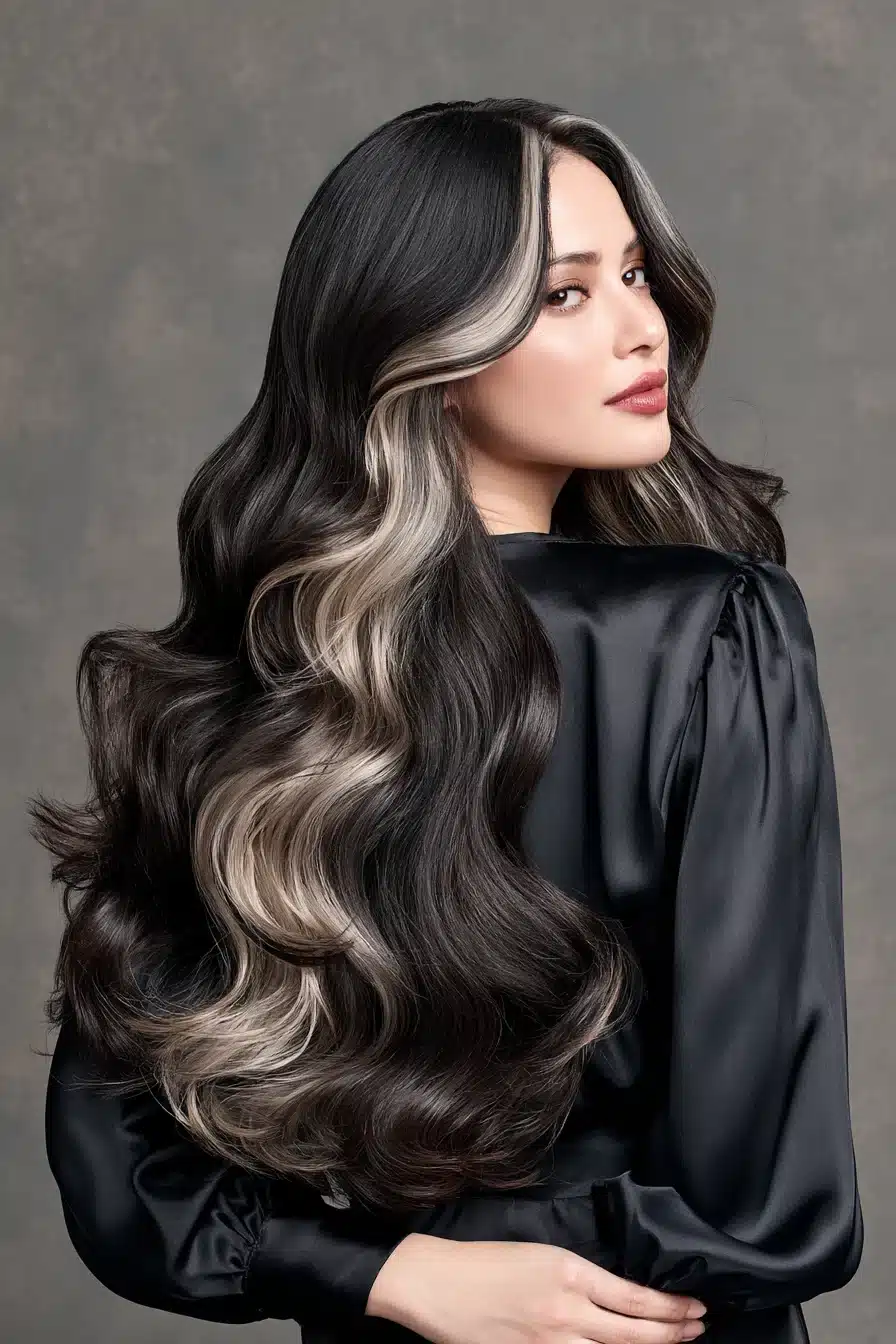 27 Beautiful Grey Blending Ideas for Dark Hair That Embrace Your Silver Strands