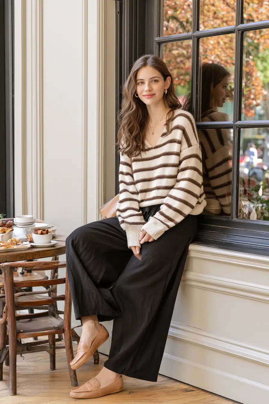 27 Stylish Comfy Fall Outfits With Soft Layers and Warm Colors