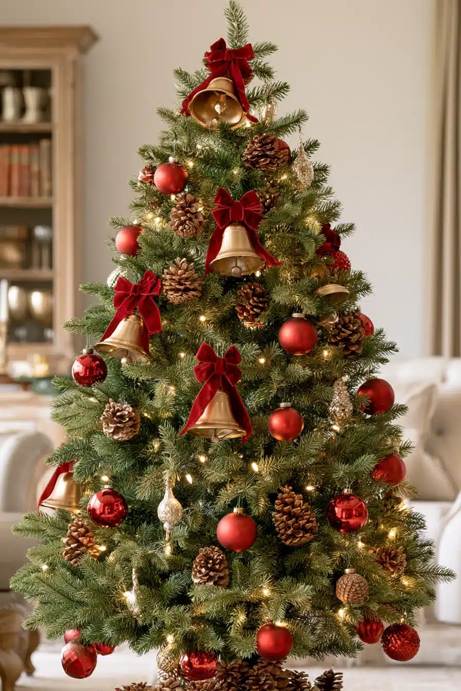 27 Traditional Christmas Tree Ideas for a Warm and Timeless Holiday Home