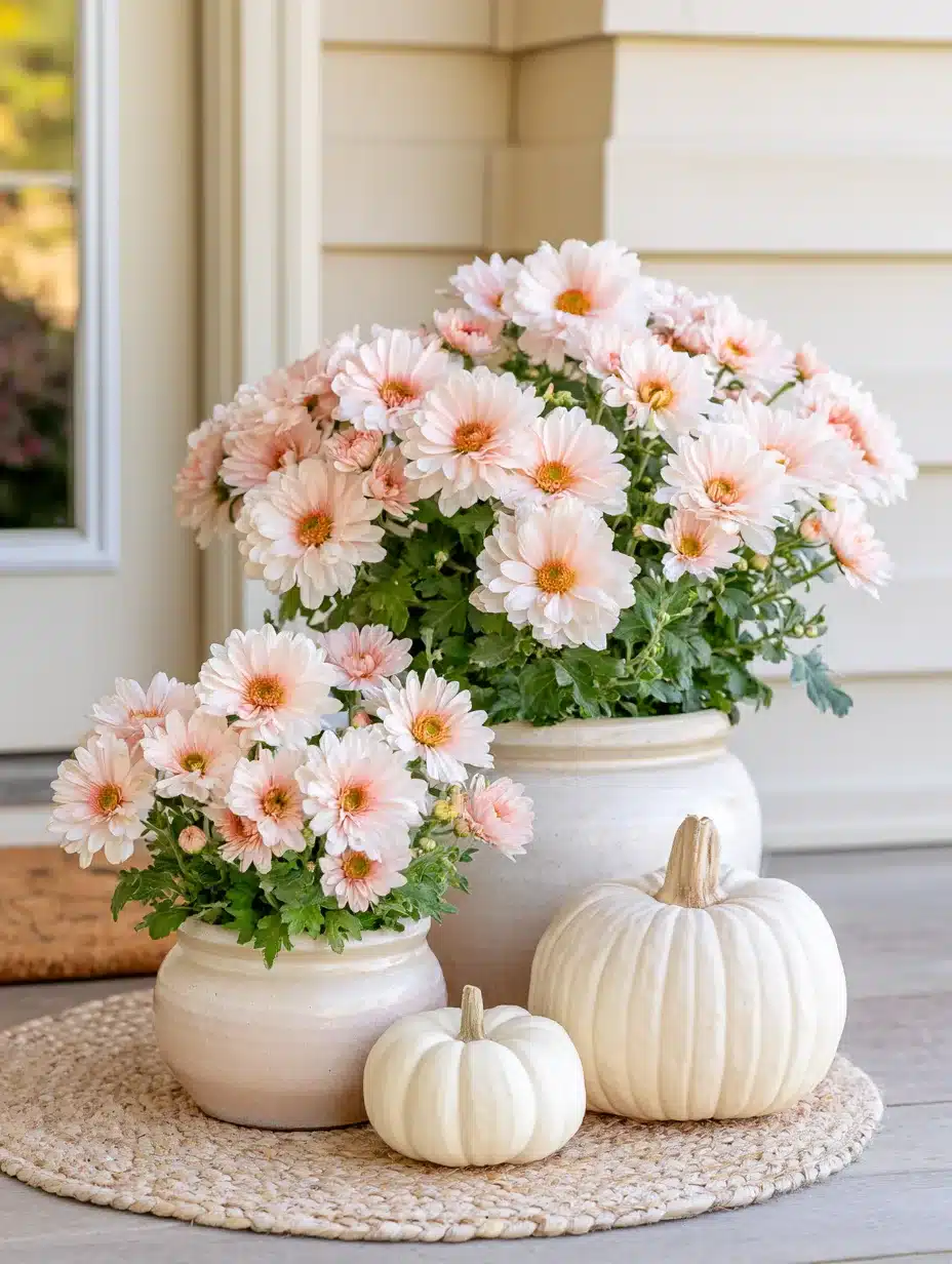 27 Beautiful Mums Front Porch Ideas for a Colorful Autumn Welcome