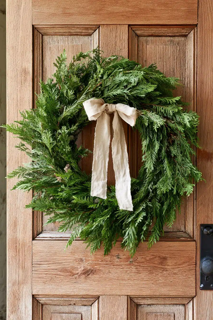 27 Beautiful Winter Wreaths for Front Door Decor That Feels Cozy and Welcoming