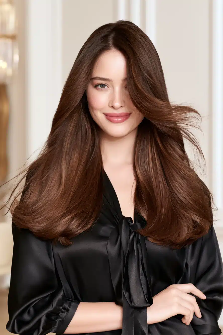 27 Gorgeous Chestnut Brown Hair Ideas for Rich Color and Radiant Shine