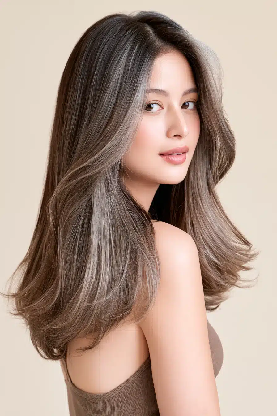 27 Beautiful Grey Blending Ideas for Dark Hair That Embrace Your Silver Strands