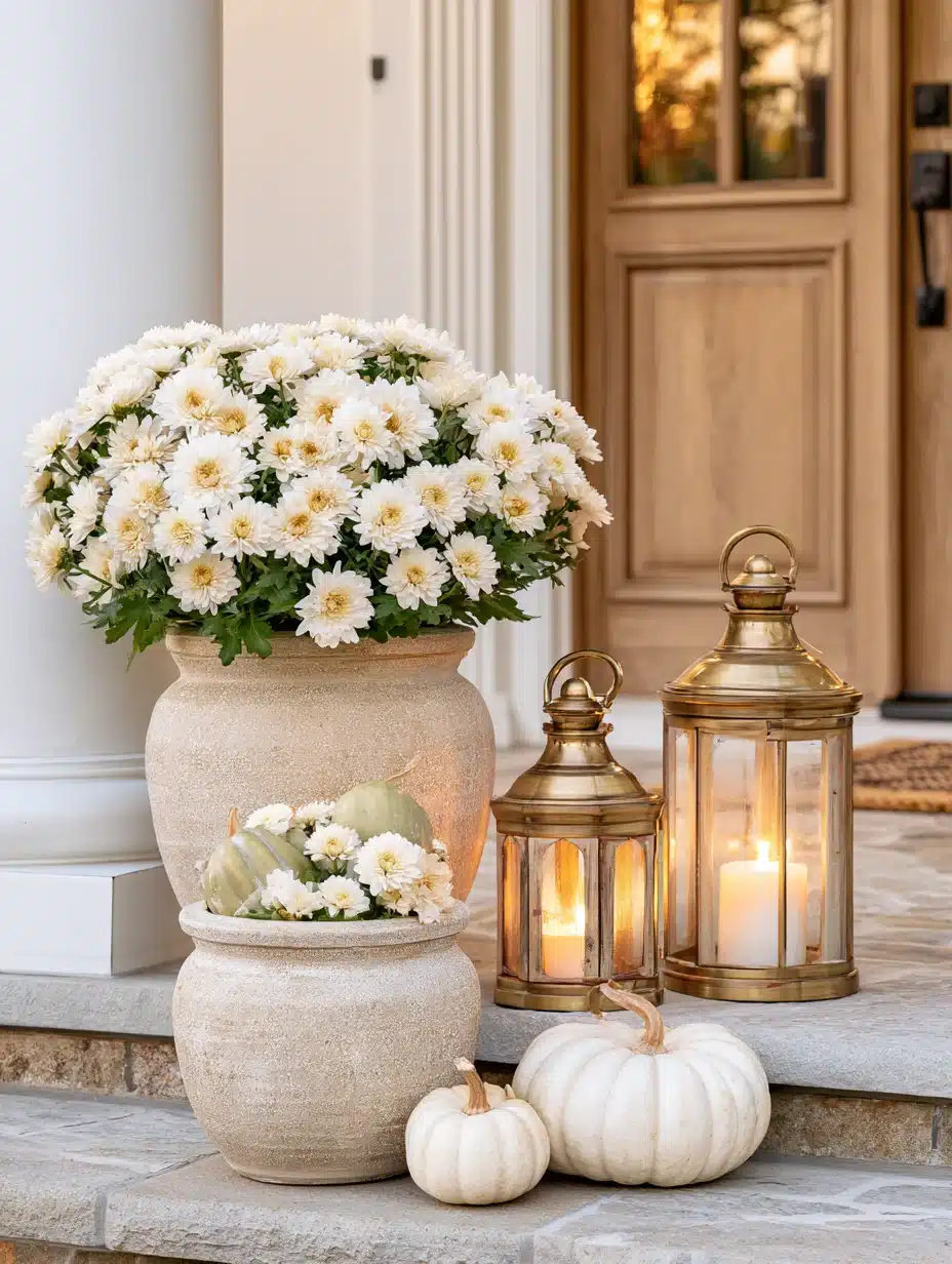 27 Beautiful Mums Front Porch Ideas for a Colorful Autumn Welcome