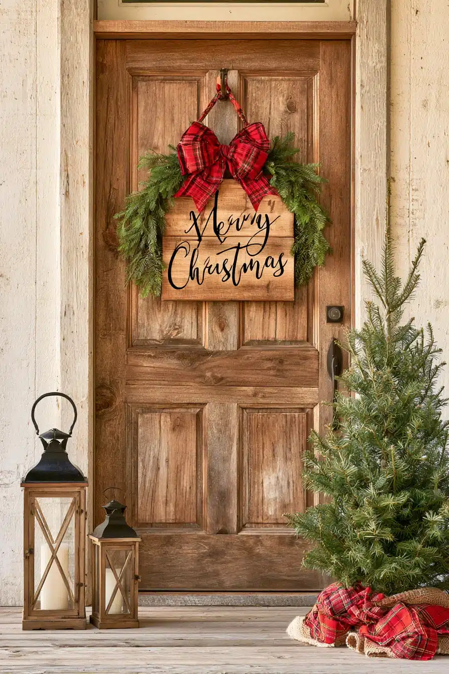 27 Creative Christmas Door Decorations Full of Holiday Cheer